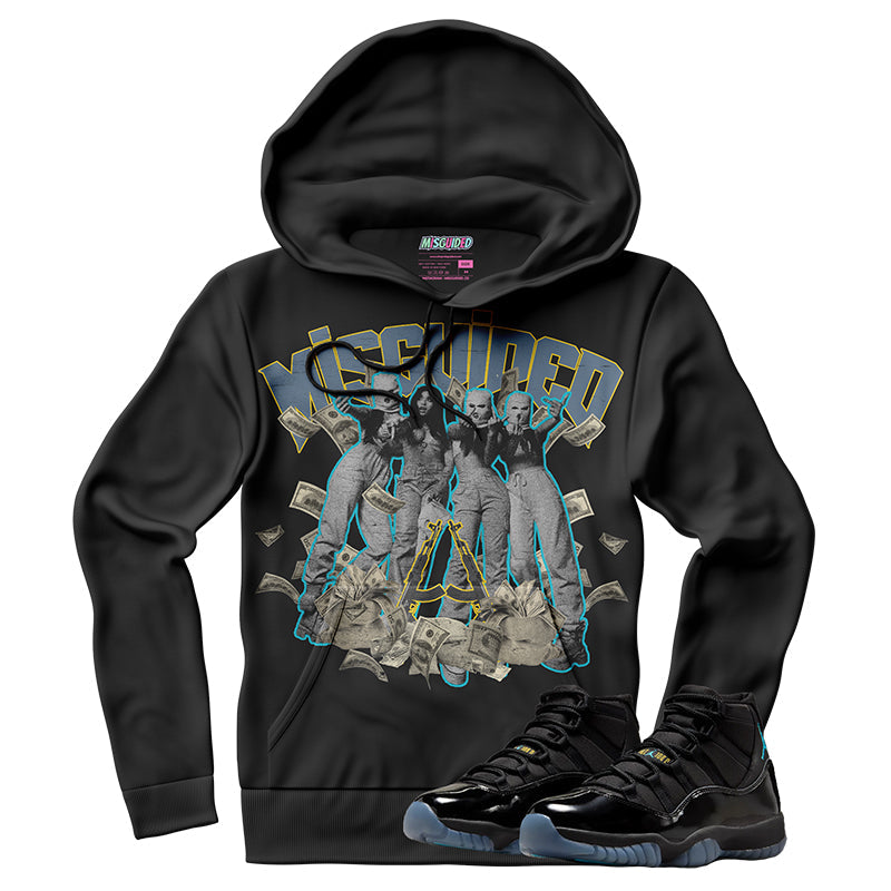 Misguided Girls (Air Jordan 11 Gamma Blue) Hoodie