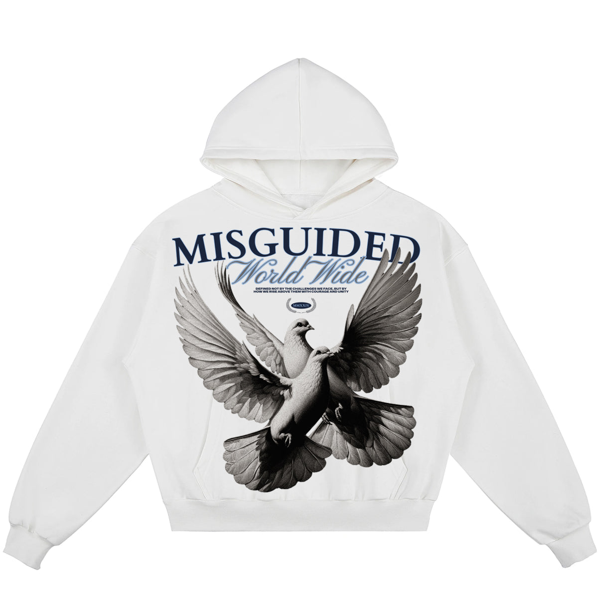 Misguided WW Birds (Air Jordan 13 Flint) 380GSM Brushed Fleece Relaxed Fit Hoodie