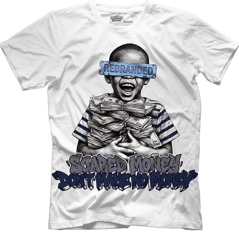 Scared Money Don't Make No Money (Air Jordan 13 Flint) T-Shirt