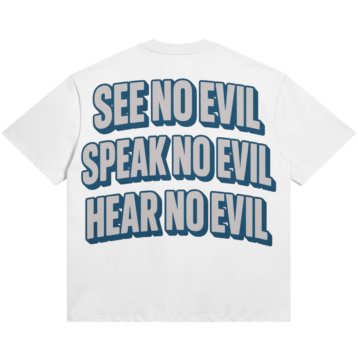 See No Evil (Air Jordan 3 True Blue) 425GSM Oversized T-Shirt