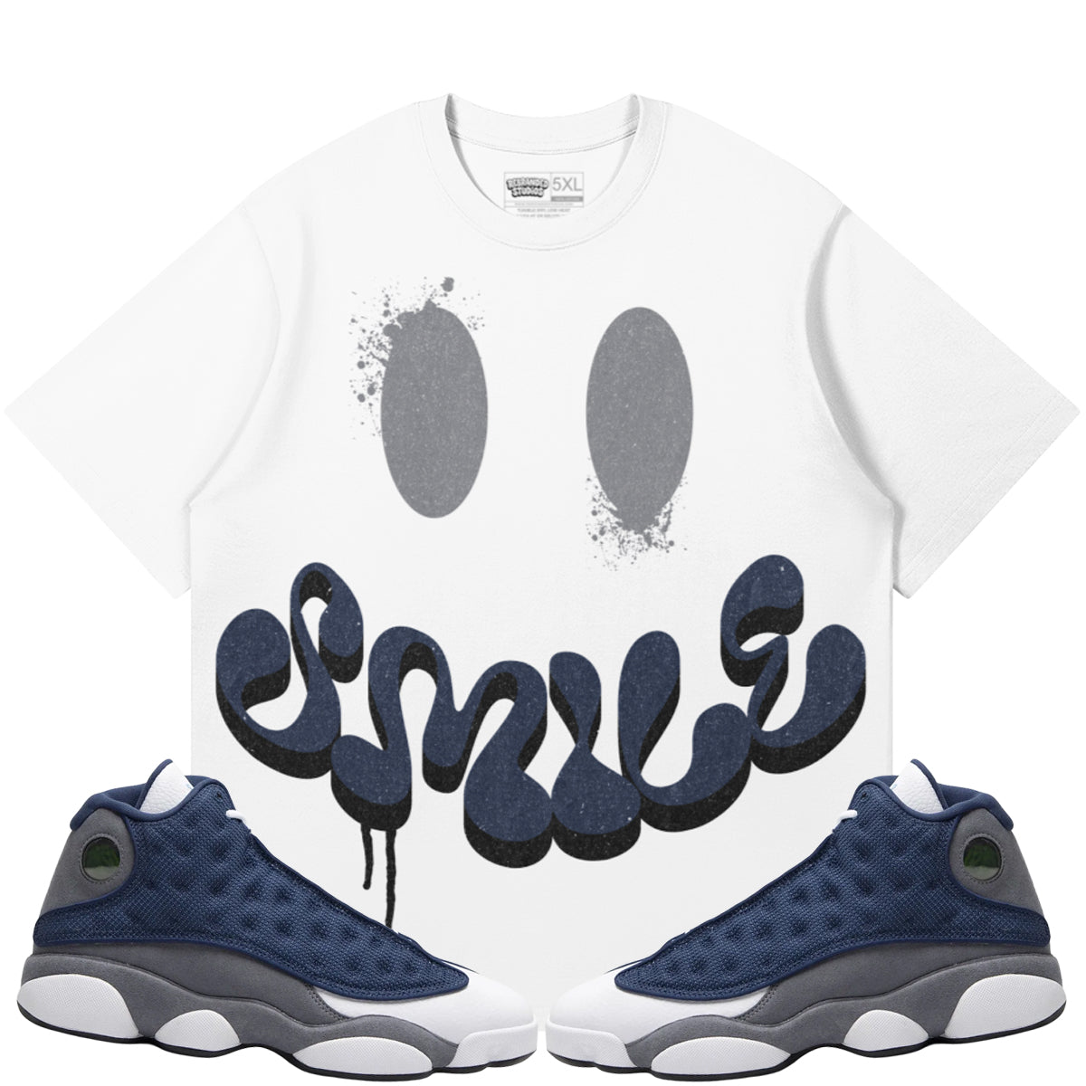 Smile (Air Jordan 13 Flint) T-Shirt