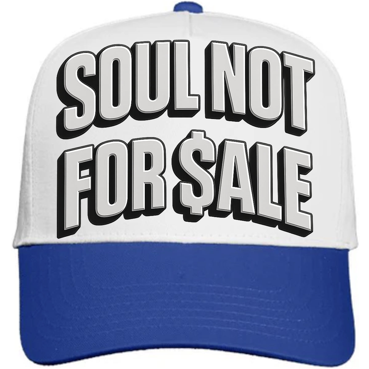 Soul Not For Sale (Air Jordan 3 True Blue) Snapback