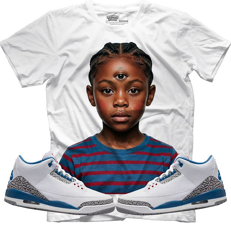 The Third Eye (Air Jordan 3 True Blue) T-Shirt