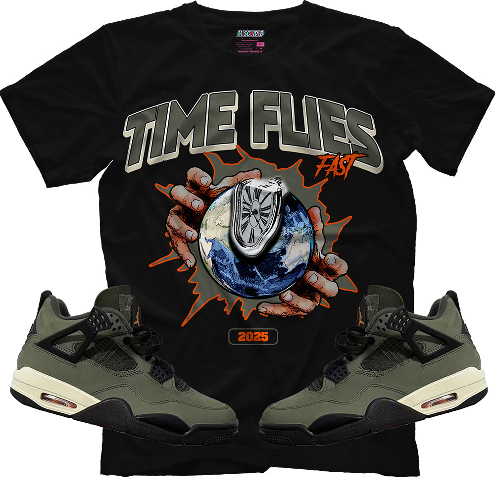Time Flies (Air Jordan 4 Undefeated) T-Shirt