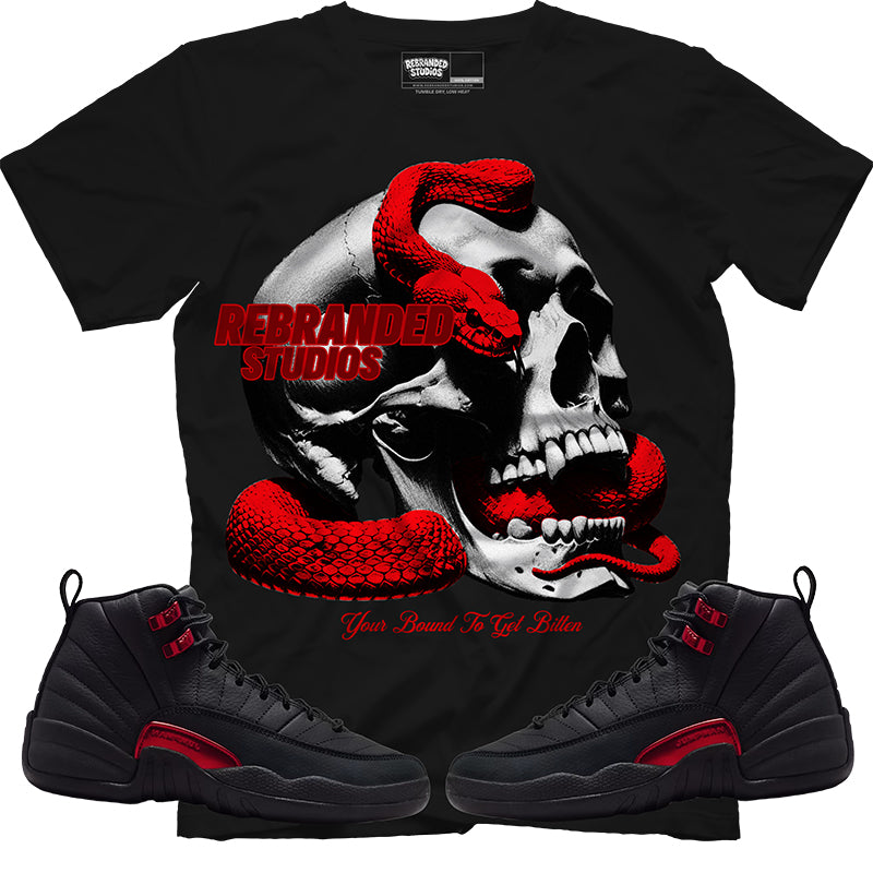 Your Bound To Get Bitten (Air Jordan 12 Bloodline) T-Shirt