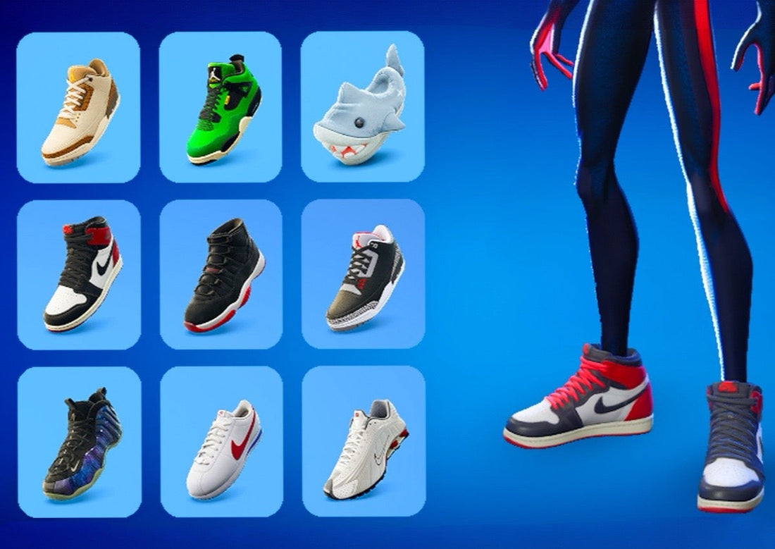 Every Nike/Air Jordan You Can Get On Fortnite Kicks