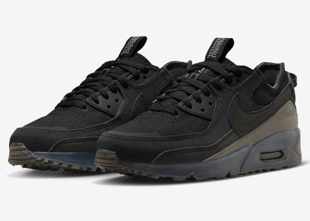 A Stealthy Nike Air Max 90 Terrascape With Semi-Translucent Sole Units - Rebranded Studios