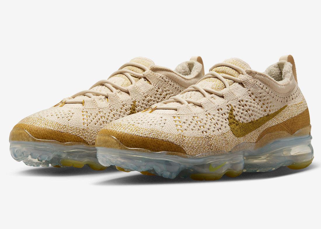 A TAN-COLORED NIKE AIR VAPORMAX 2023 FLYKNIT FOR FALL 2023 - Rebranded Studios