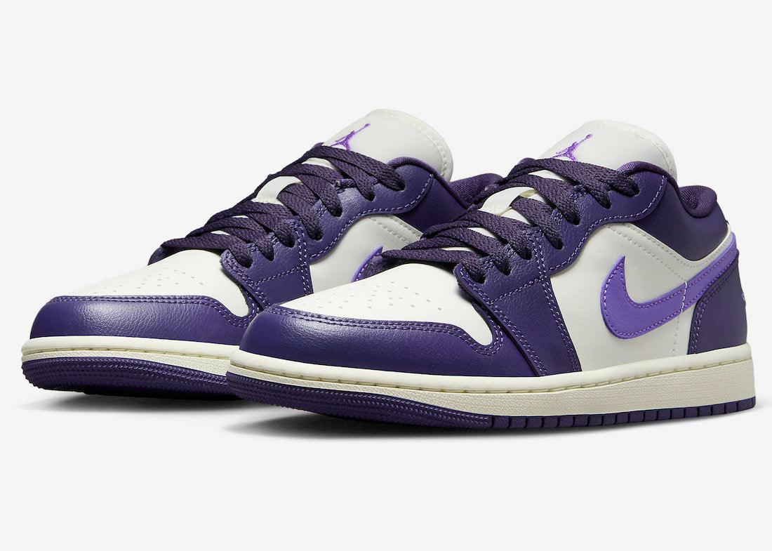 AIR JORDAN 1 LOW SURFACES IN SKY J PURPLE AND ACTION GRAPE - Rebranded Studios