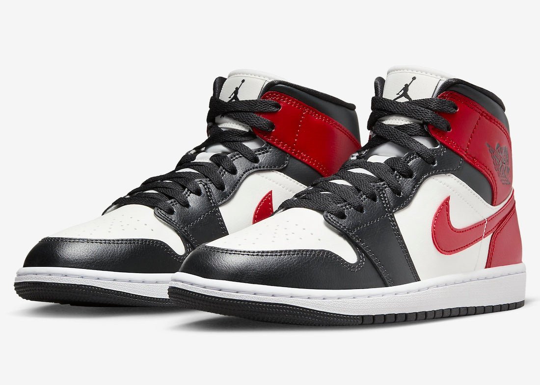 Air Jordan 1 Mid Black Toe “Gym Red” Now Available - Rebranded Studios