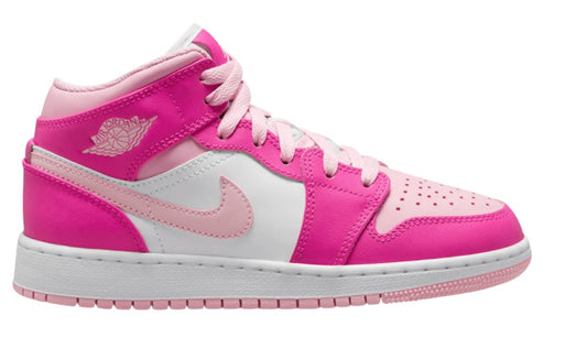 AIR JORDAN 1 MID GS COVERED IN PINK TONES - Rebranded Studios