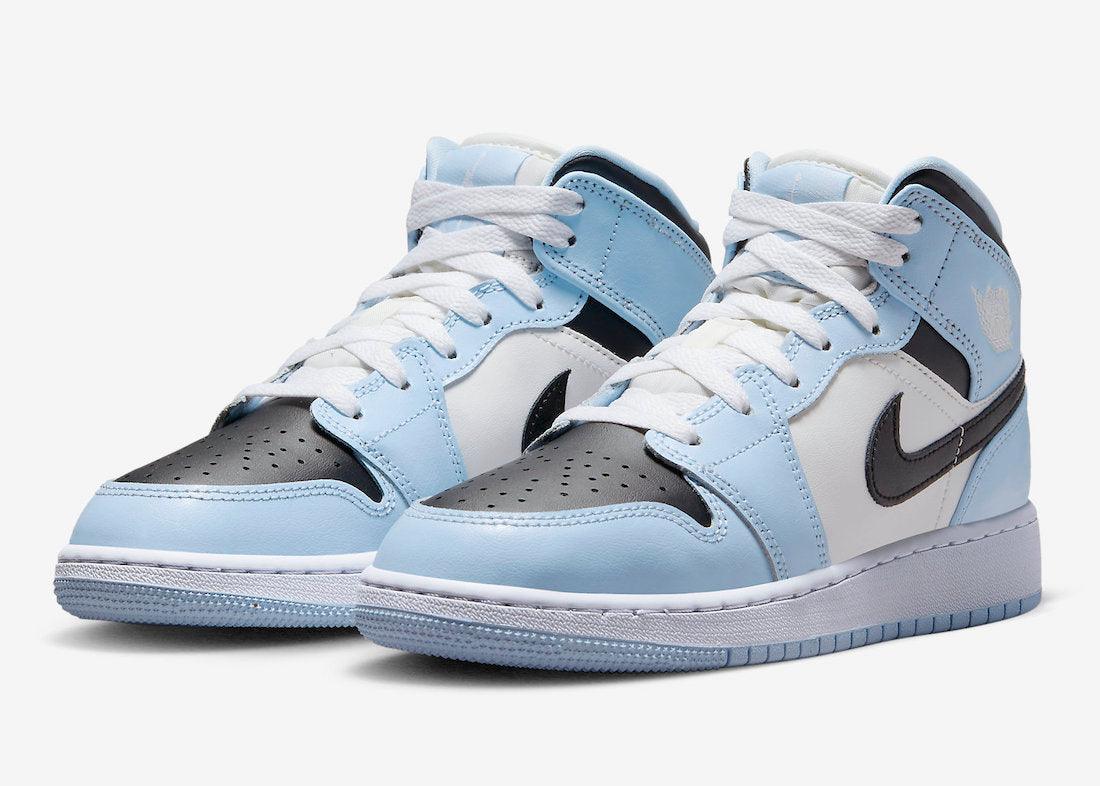 Air Jordan 1 Mid “Ice Blue” Releasing For Kids - Rebranded Studios