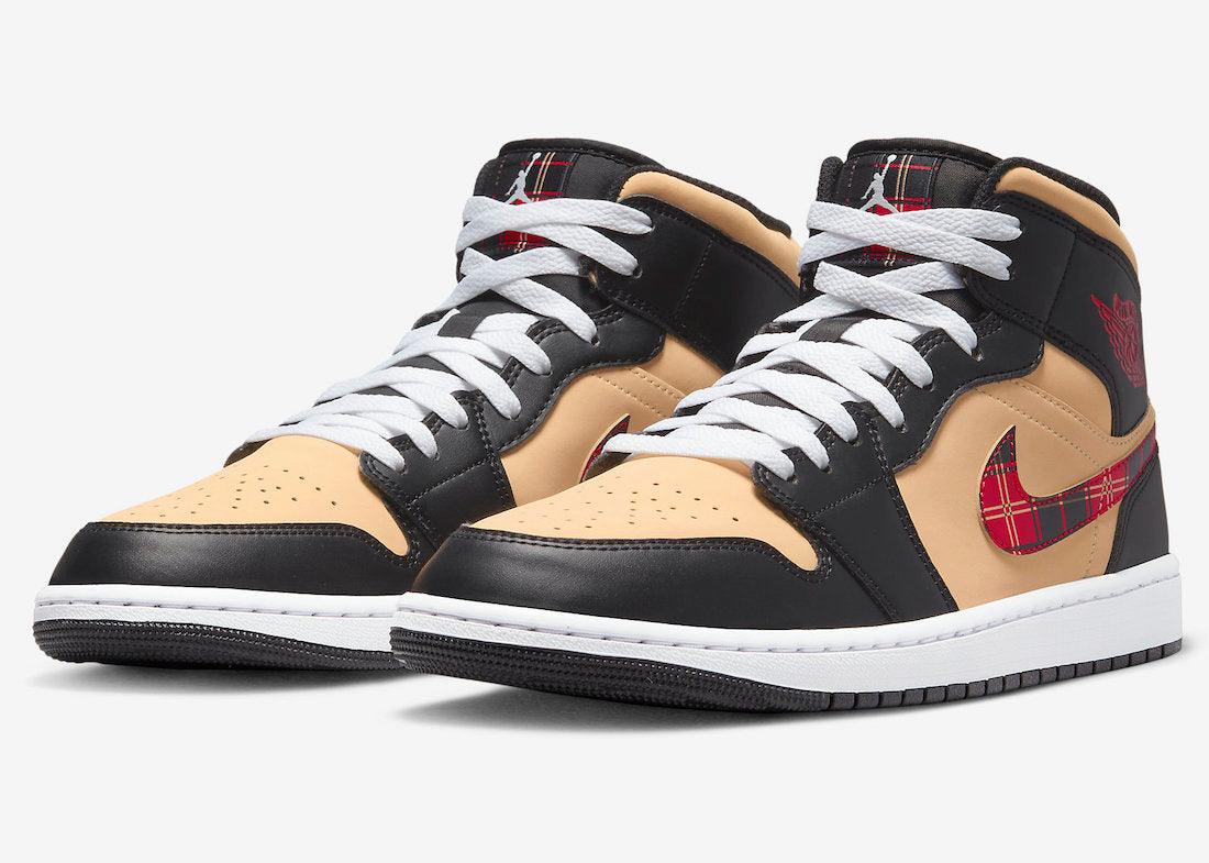 Air Jordan 1 Mid “Tartan Swoosh” For Fall 2022 - Rebranded Studios