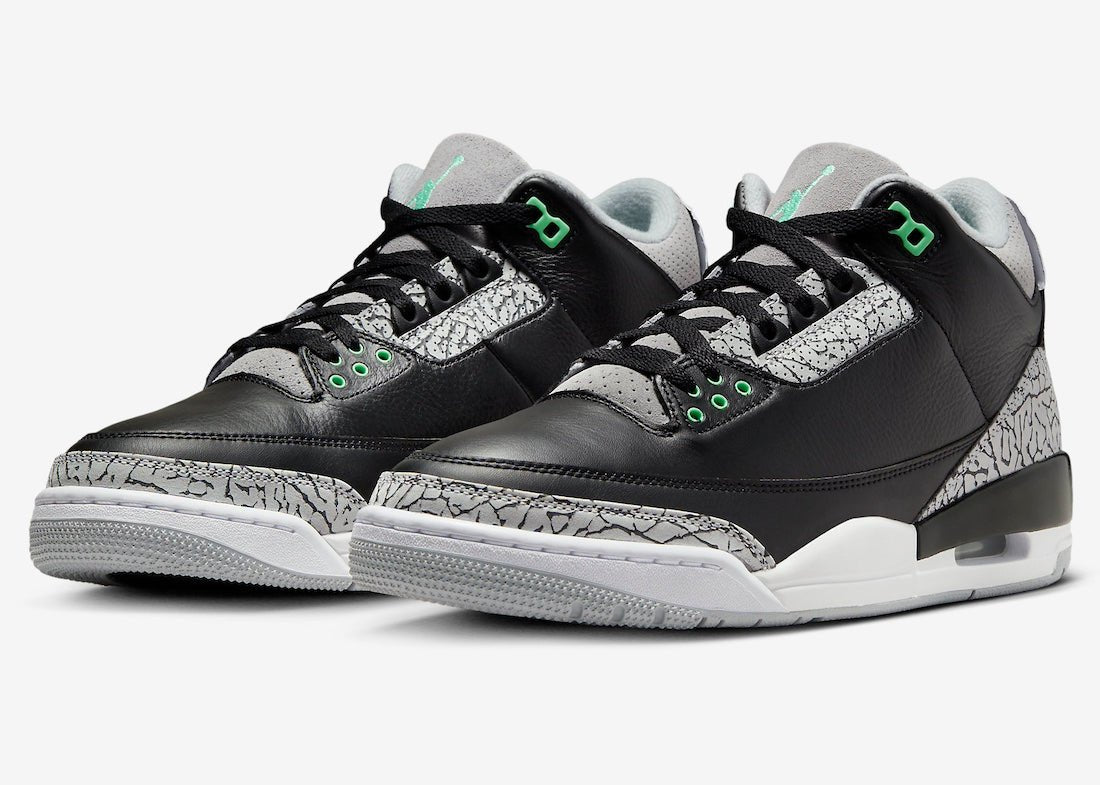 Air Jordan 3 “Green Glow” Releases March 2024 - Rebranded Studios
