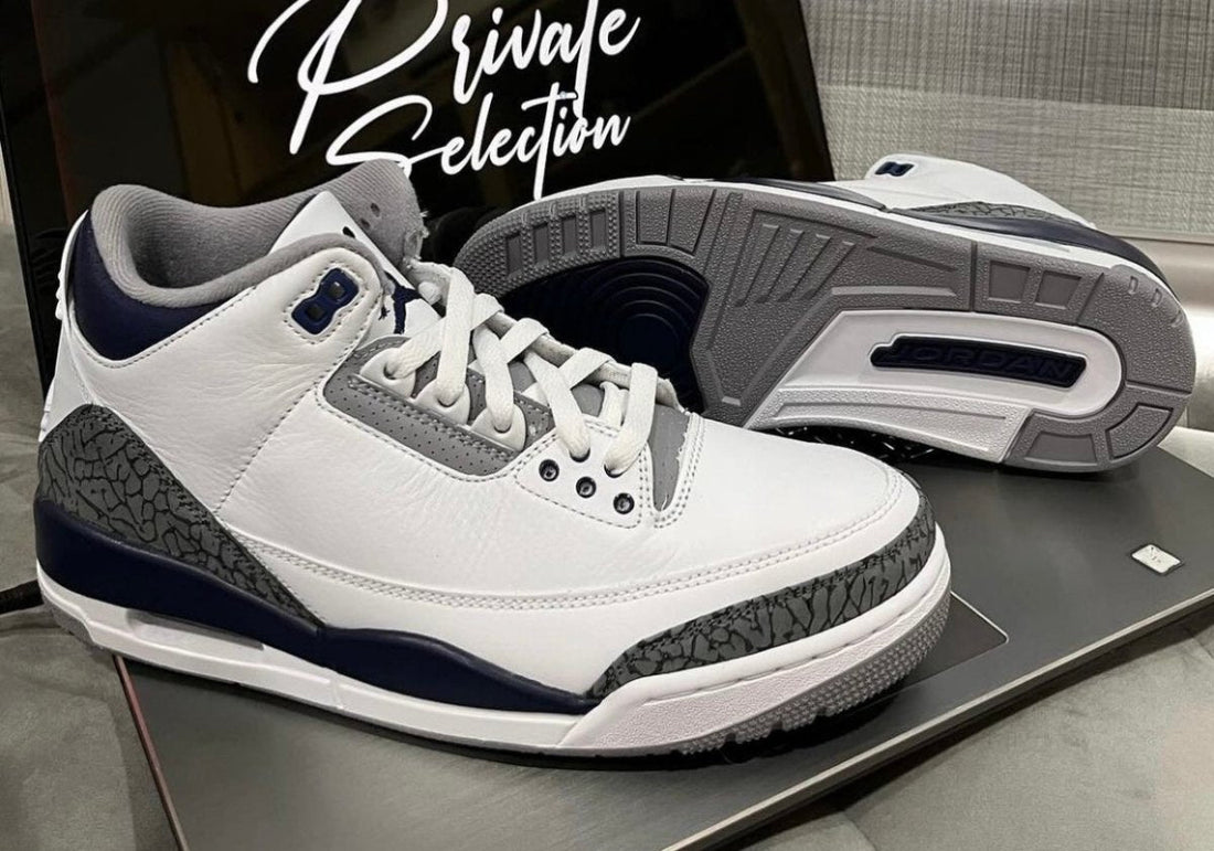 Air Jordan 3 “Midnight Navy” Releasing January 2024 - Rebranded Studios