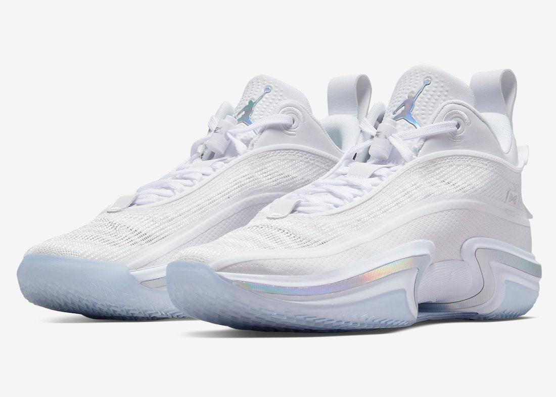 Air Jordan 36 Low “White Iridescent” Releasing For Summer 2022 - Rebranded Studios
