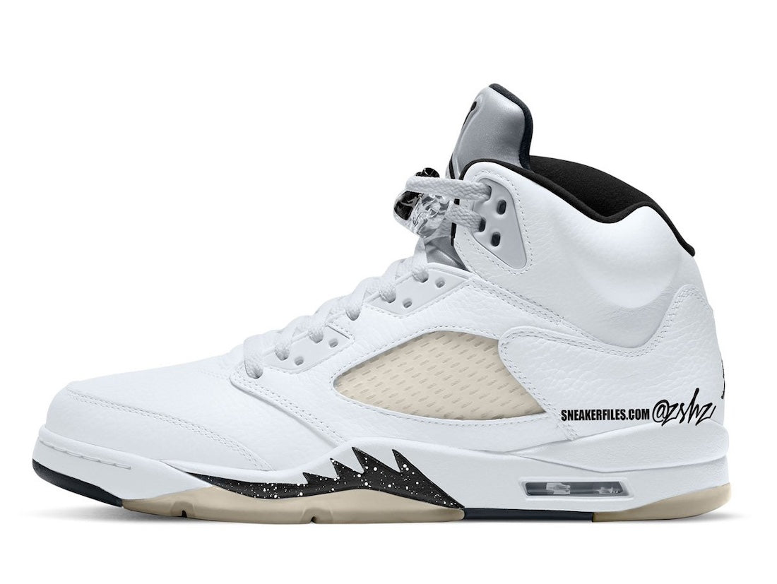Air Jordan 5 “White Black” Releases August 2024 - Rebranded Studios