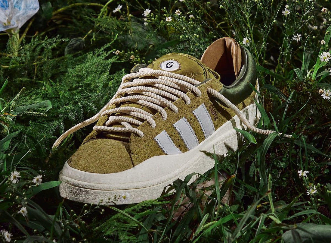 BAD BUNNY X ADIDAS CAMPUS “WILD MOSS” RELEASES APRIL 29TH - Rebranded Studios