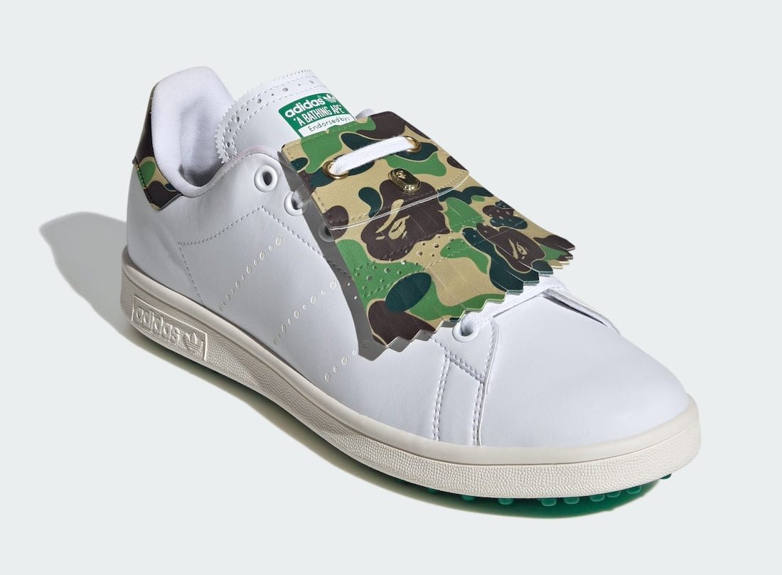 BAPE x adidas Stan Smith Golf Releases October 21st - Rebranded Studios