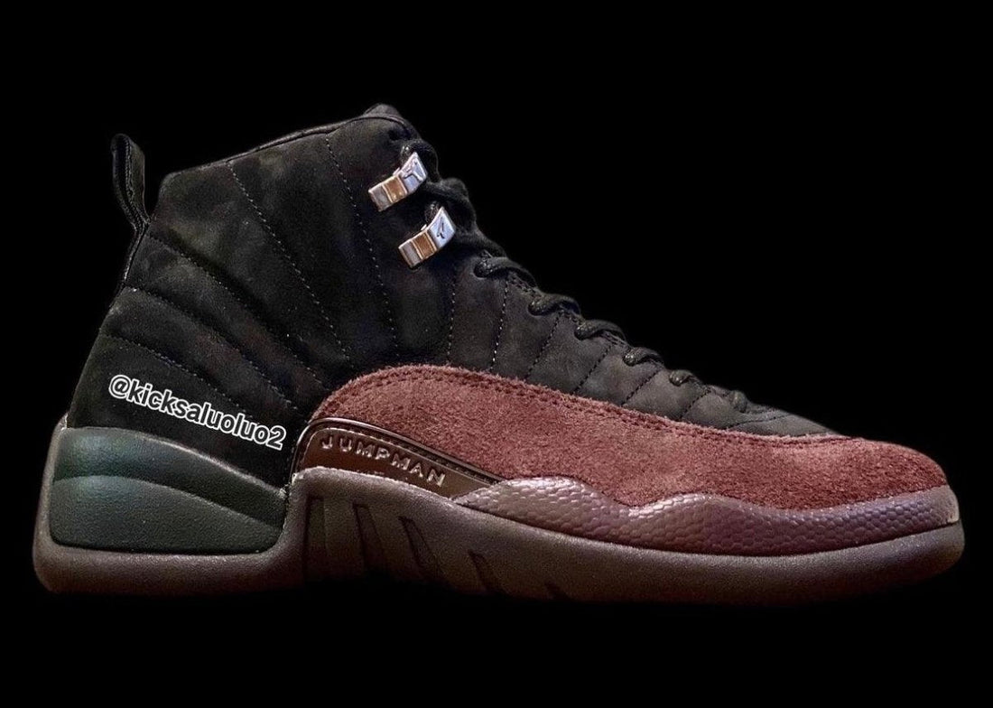 Detailed Look at the A Ma Maniére x Air Jordan 12 “Black” - Rebranded Studios