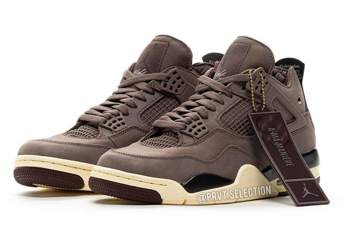 Detailed Look at the A Ma Maniére x Air Jordan 4 “Violet Ore” - Rebranded Studios