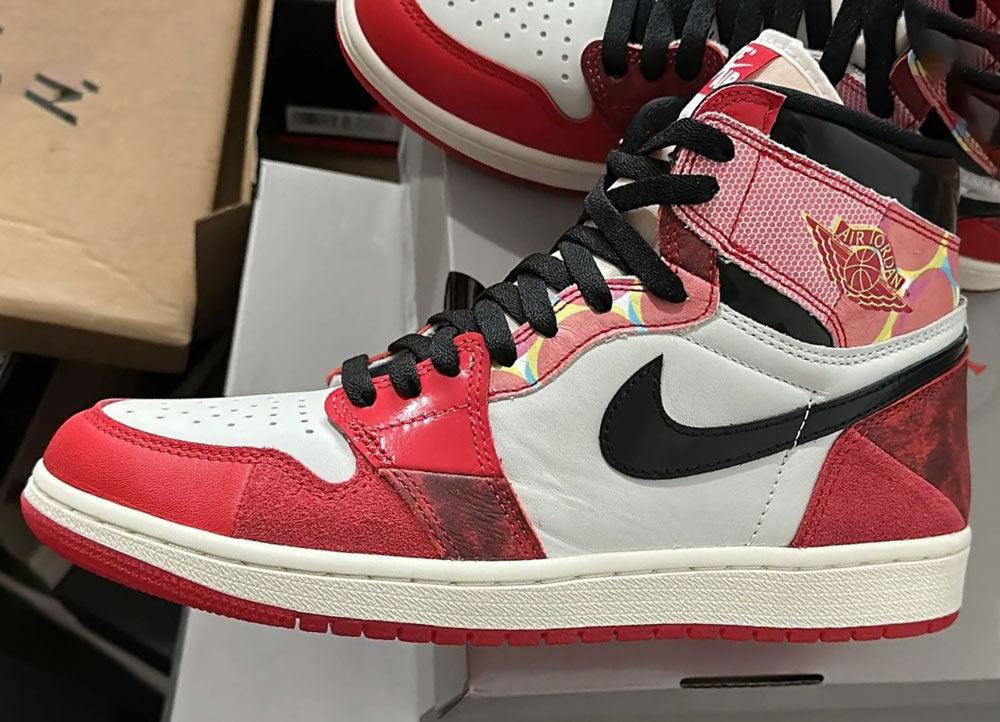 Detailed Look at the Air Jordan 1 High OG “Spider-Man: Across the Spider-Verse” - Rebranded Studios