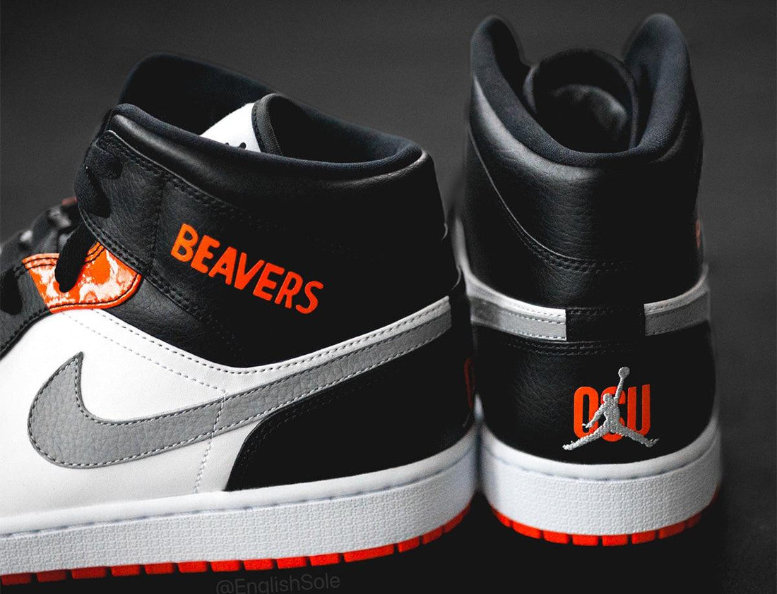 Detailed Look at the Air Jordan 1 Mid “Oregon State” PE - Rebranded Studios