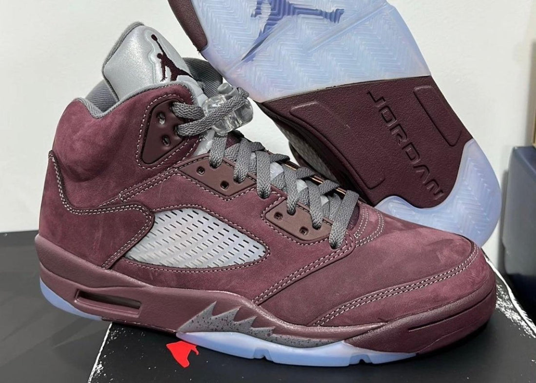 DETAILED LOOK AT THE AIR JORDAN 5 “BURGUNDY” - Rebranded Studios