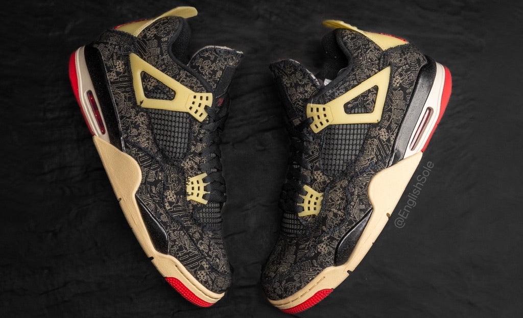 DETAILED LOOK AT THE JAYSON TATUM X STEVE WIEBE X AIR JORDAN 4 “TATTOO” PE - Rebranded Studios