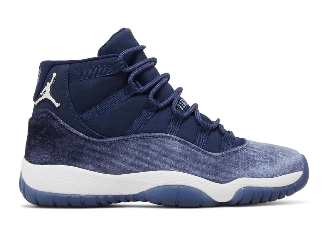Detailed Look at the Women’s Air Jordan 11 Velvet “Midnight Navy” - Rebranded Studios