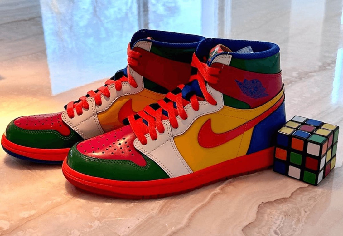 FAT JOE SHARES UNRELEASED AIR JORDAN 1 “RUBIK’S CUBE” SAMPLE - Rebranded Studios