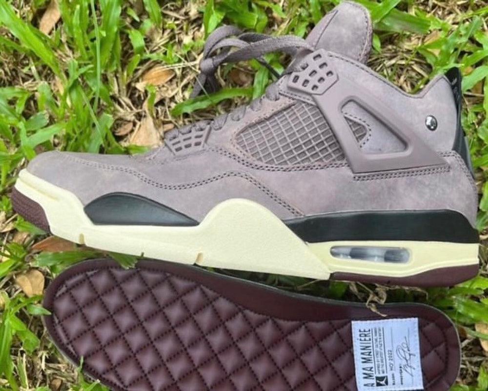 First Look: A Ma Maniére x Air Jordan 4 “Violet Ore” - Rebranded Studios