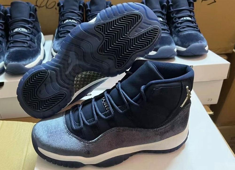 First Look: Air Jordan 11 Velvet “Midnight Navy” - Rebranded Studios