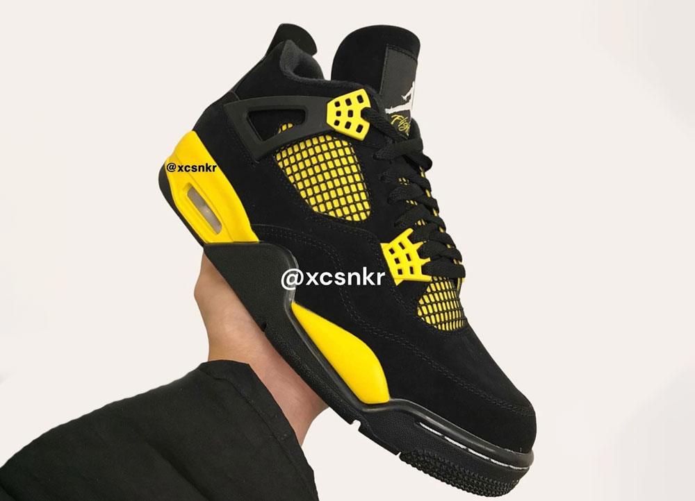 FIRST LOOK: AIR JORDAN 4 “THUNDER” (2023) - Rebranded Studios
