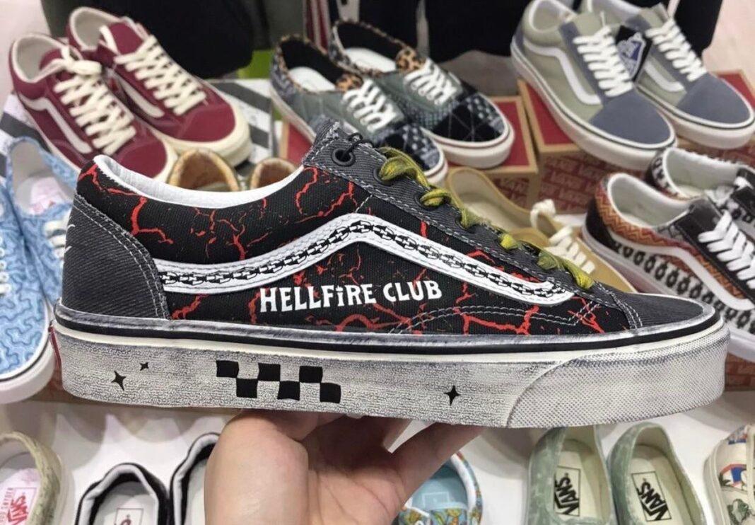 First Look: Stranger Things x Vans Old Skool “Hellfire Club” - Rebranded Studios
