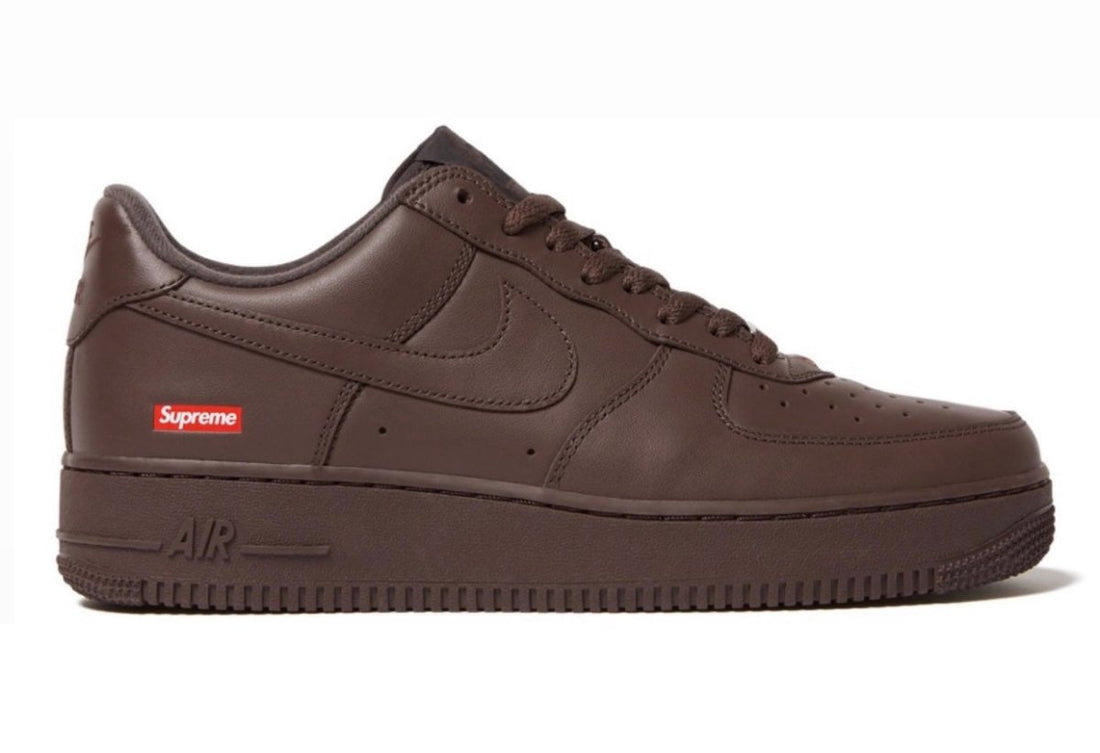 First Look: Supreme x Nike Air Force 1 Low “Baroque Brown” - Rebranded Studios