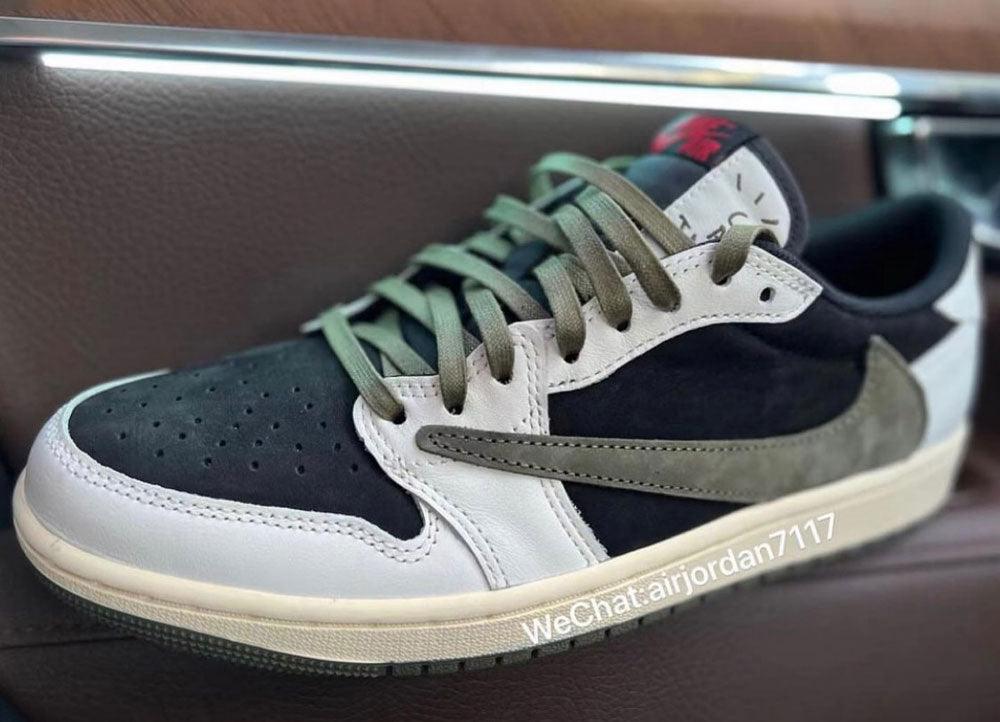 First Look: Travis Scott x Air Jordan 1 Low OG “Olive” - Rebranded Studios