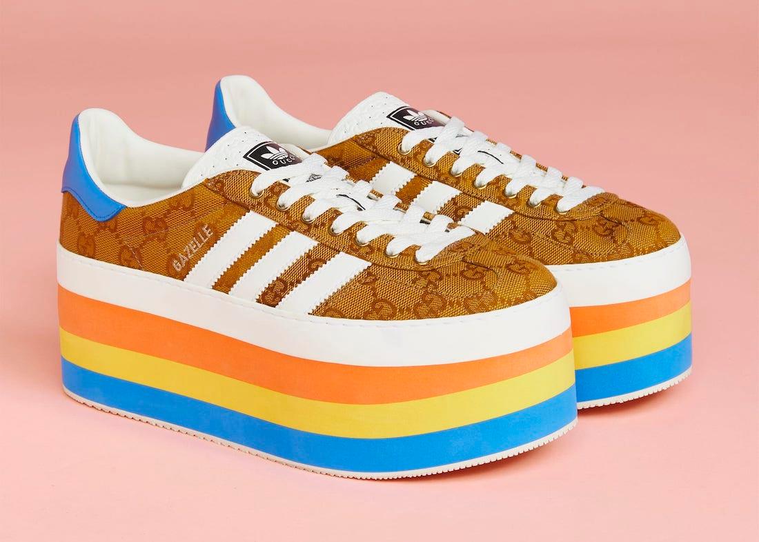 Gucci x adidas GG Gazelle Releases July 28th - Rebranded Studios