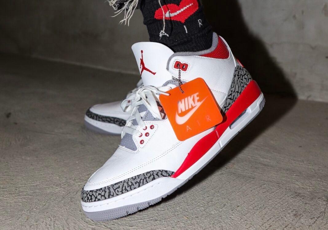 How The Air Jordan 3 “Fire Red” Looks On-Feet - Rebranded Studios