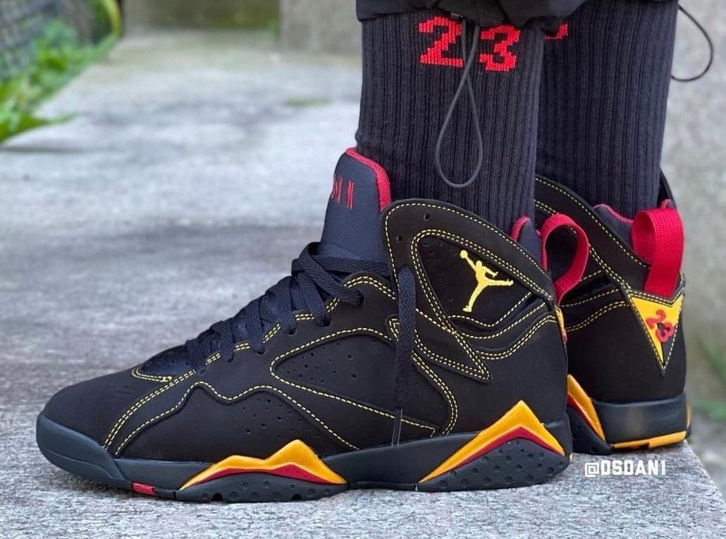 How The Air Jordan 7 “Citrus” Looks On-Feet - Rebranded Studios
