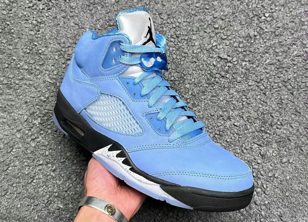In-Hand Look at the Air Jordan 5 “UNC” - Rebranded Studios