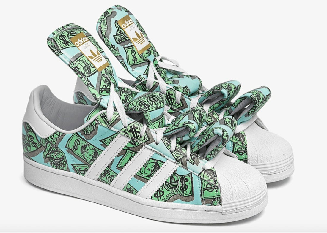 Jeremy Scott Covers The adidas Superstar in Money Print - Rebranded Studios