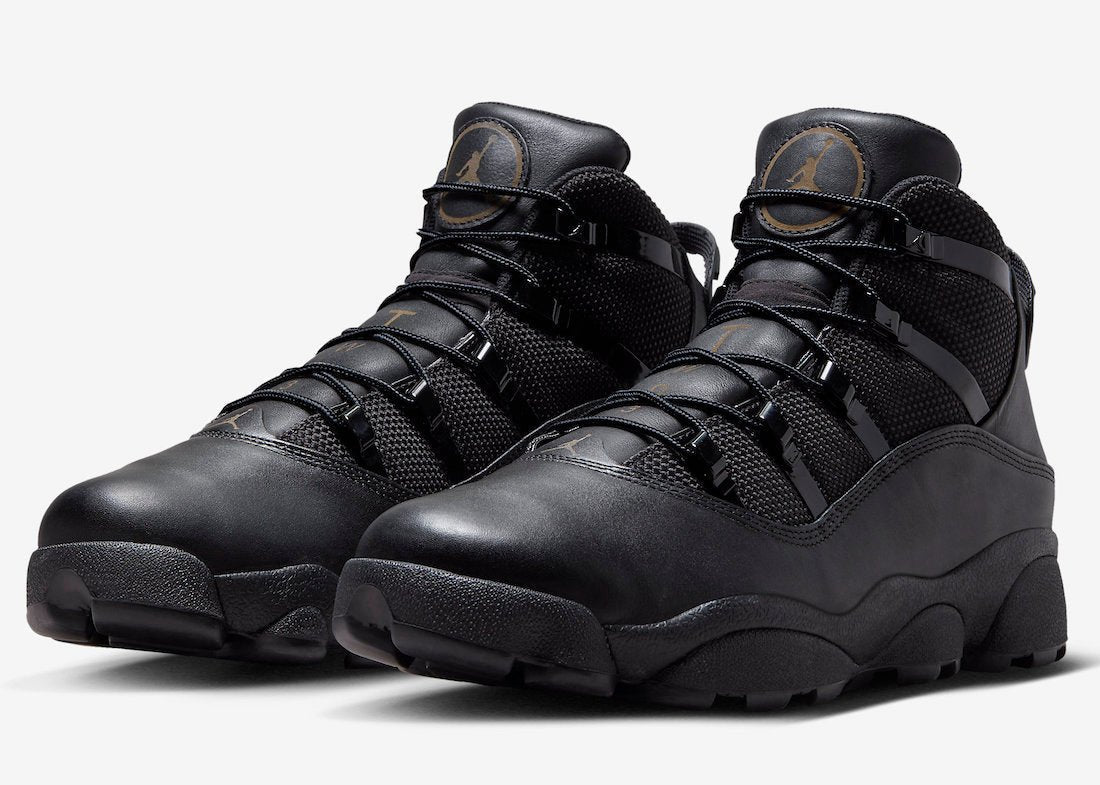 Jordan 6 Rings Winterized Returns in All-Black - Rebranded Studios