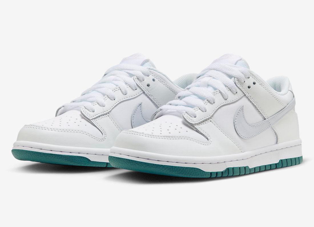Kids Nike Dunk Low With Green Bottoms - Rebranded Studios