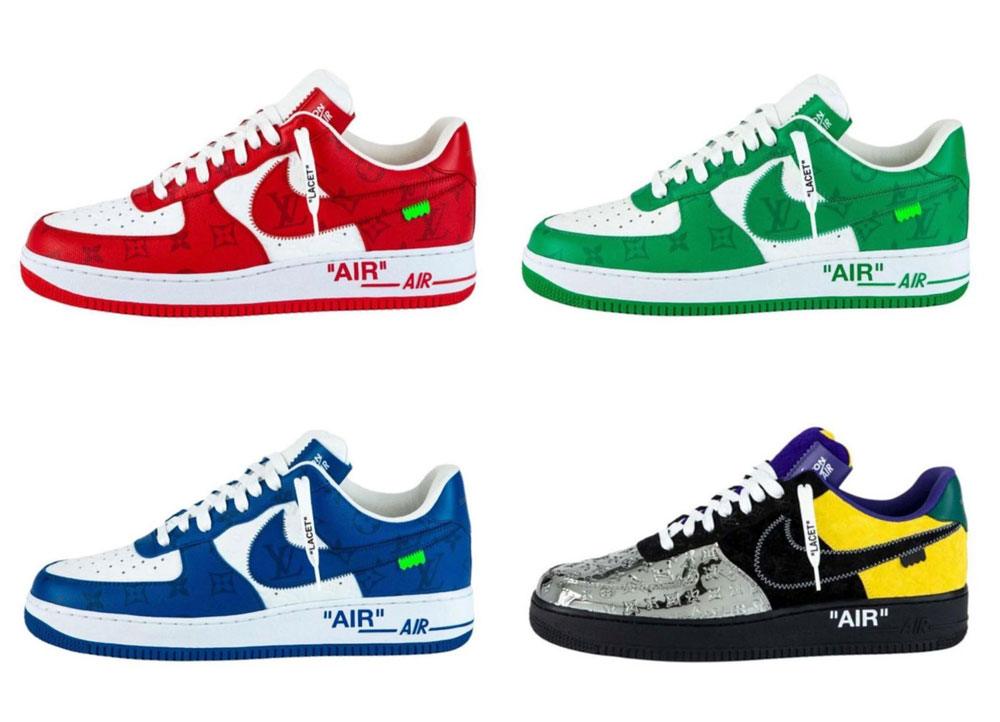 Louis Vuitton x Nike Air Force 1 Retail Collection Revealed - Rebranded Studios