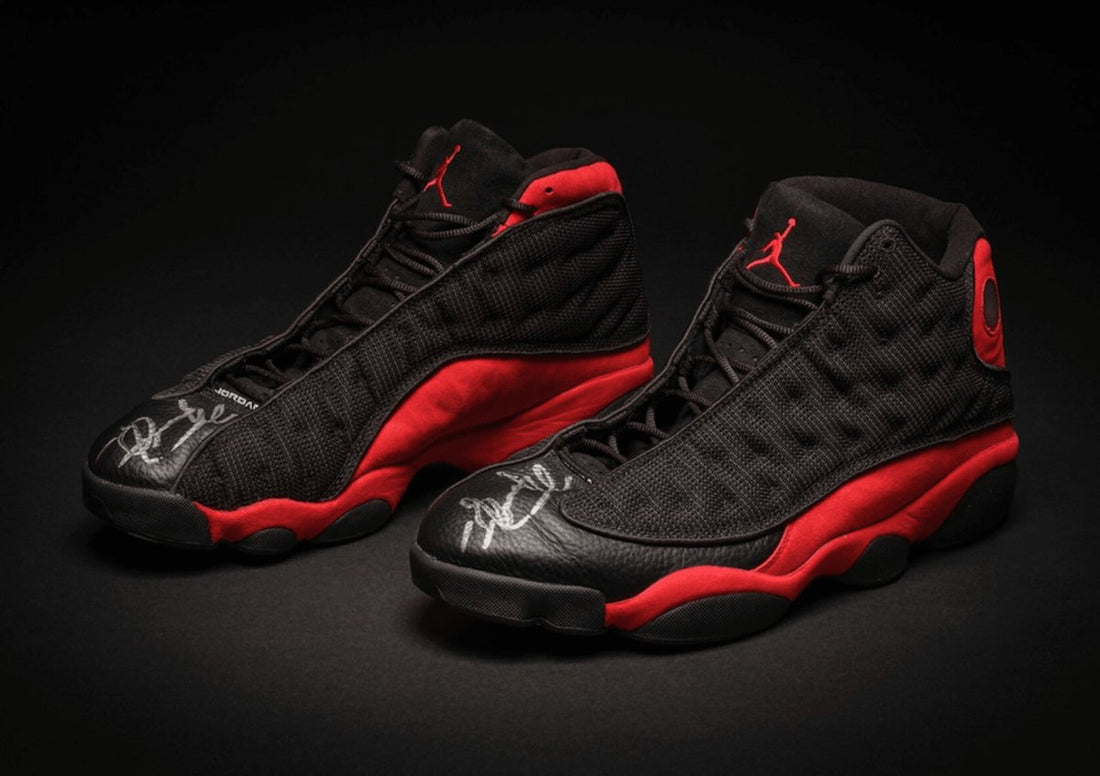 MICHAEL JORDAN’S GAME WORN/AUTOGRAPHED AIR JORDAN 13 JUST SOLD FOR $2.2 MILLION - Rebranded Studios