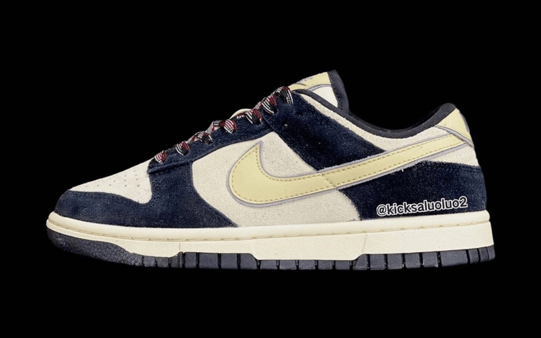 Navy Suede Dresses This Nike Dunk Low - Rebranded Studios