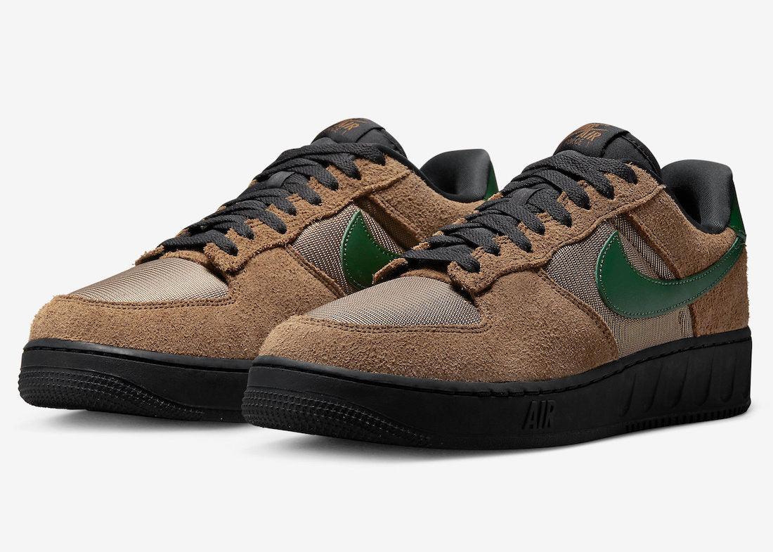 Nike Adds Brown Hairy Suede Onto This Air Force 1 - Rebranded Studios