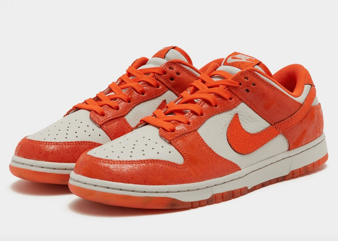 NIKE ADDS CRACKED LEATHER ONTO THE “SYRACUSE” DUNK LOW - Rebranded Studios