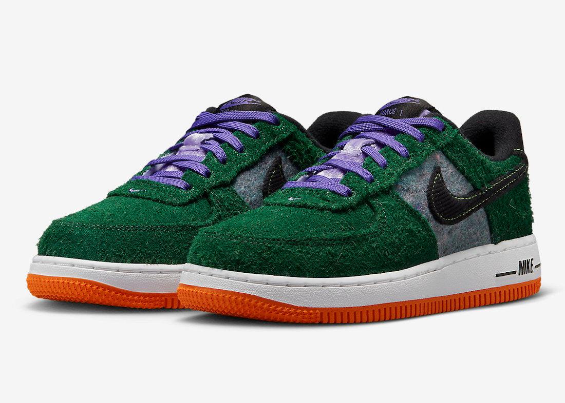 Nike Adds Shaggy Green Suede To The Air Force 1 - Rebranded Studios